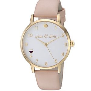 kate spade Accessories - KATE SPADE NEW YORK ‘Wine And Dine’ Leather Watch kate spade Accessories - KATE SPADE NEW YORK ‘Wine And Dine’ Leather Watch